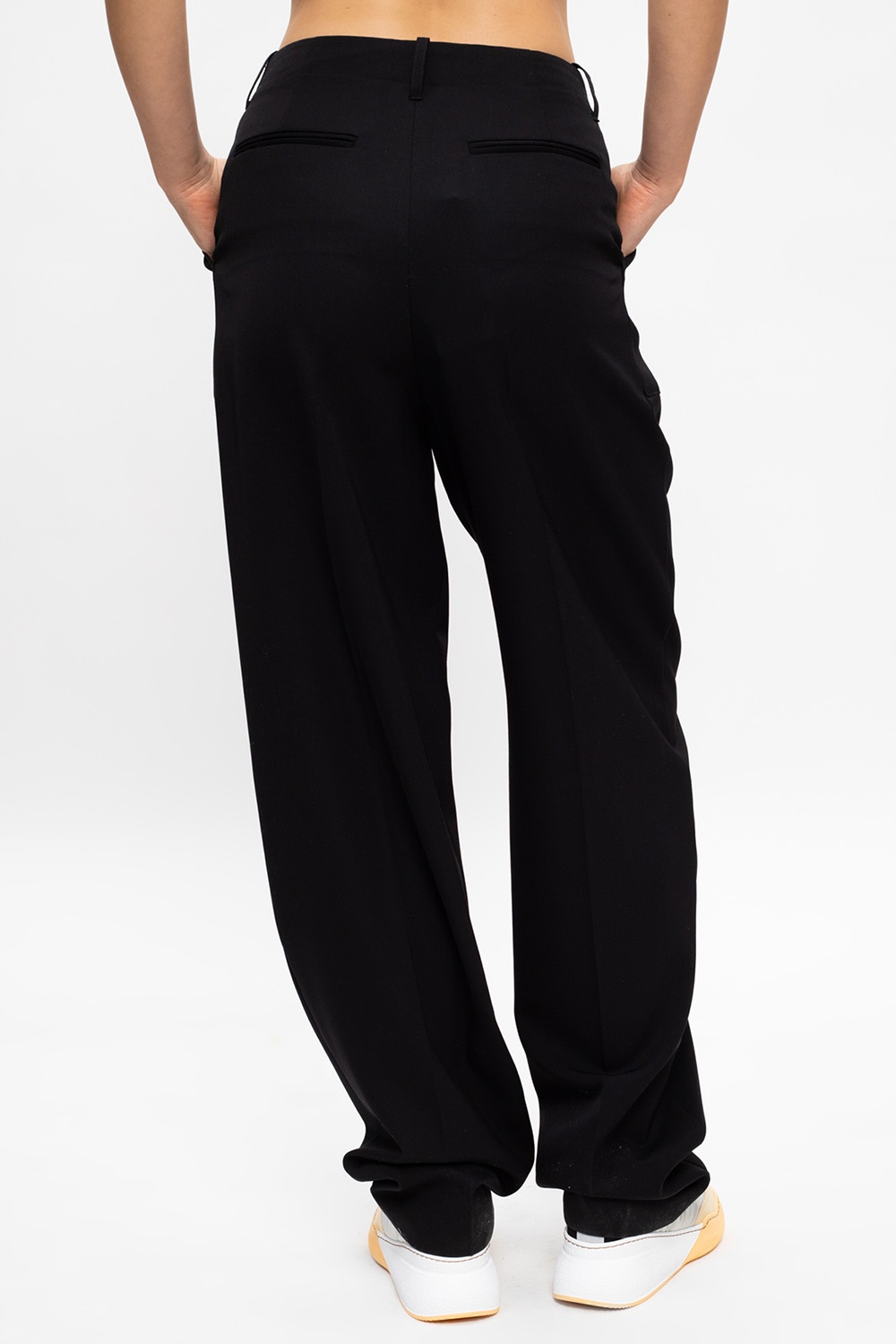 Stella McCartney Wool pleat-front includes trousers